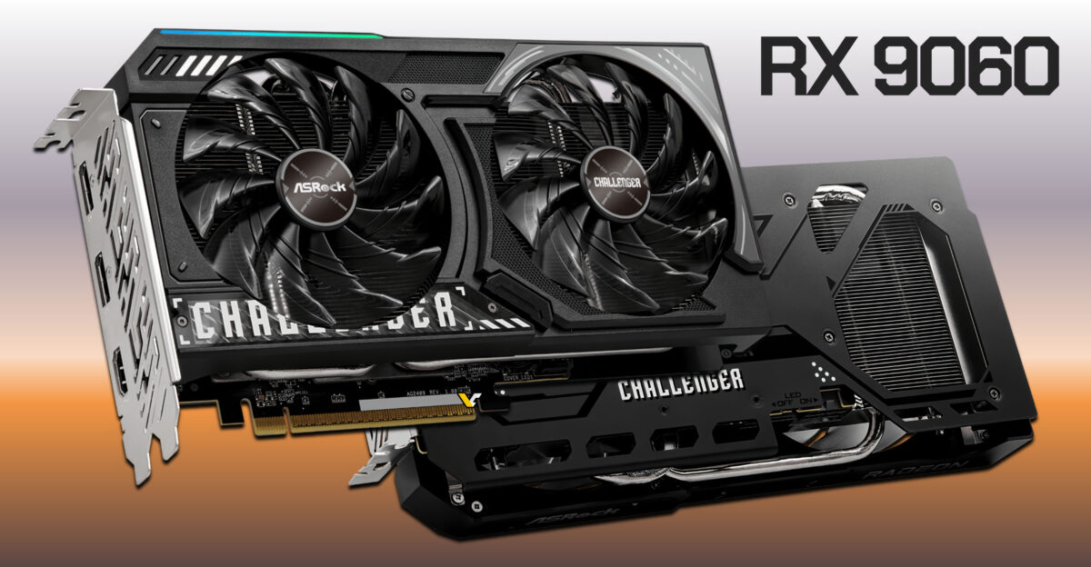 ازراک کارت گرافیک Radeon RX 9060 Challenger را عرضه کرد