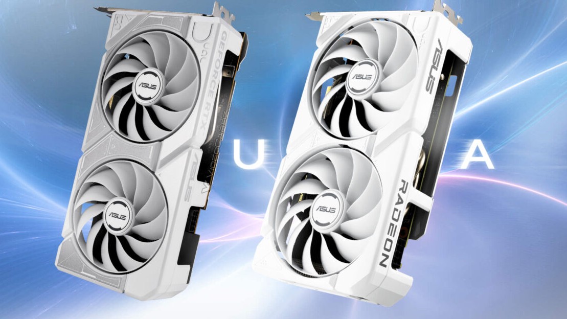 ایسوس کارت‌ های گرافیک Radeon RX 9060 XT و RTX 5060 DUAL White Edition را عرضه کرد