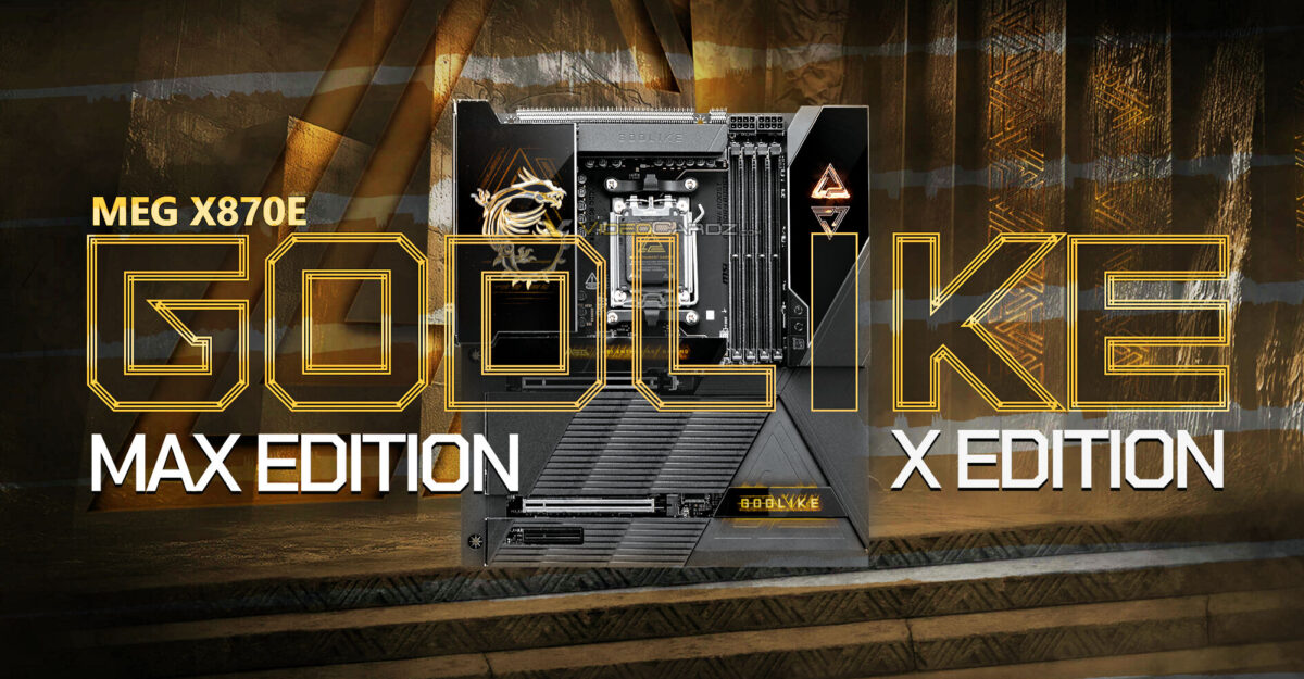 مادربردهای X870E GODLIKE X و GODLIKE MAX شرکت MSI در راه هستند