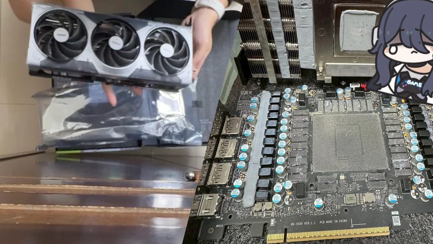 کارت گرافیک تقلبی MSI RTX 5090 بدون تراشه گرافیکی و VRAM به فروش رسید 