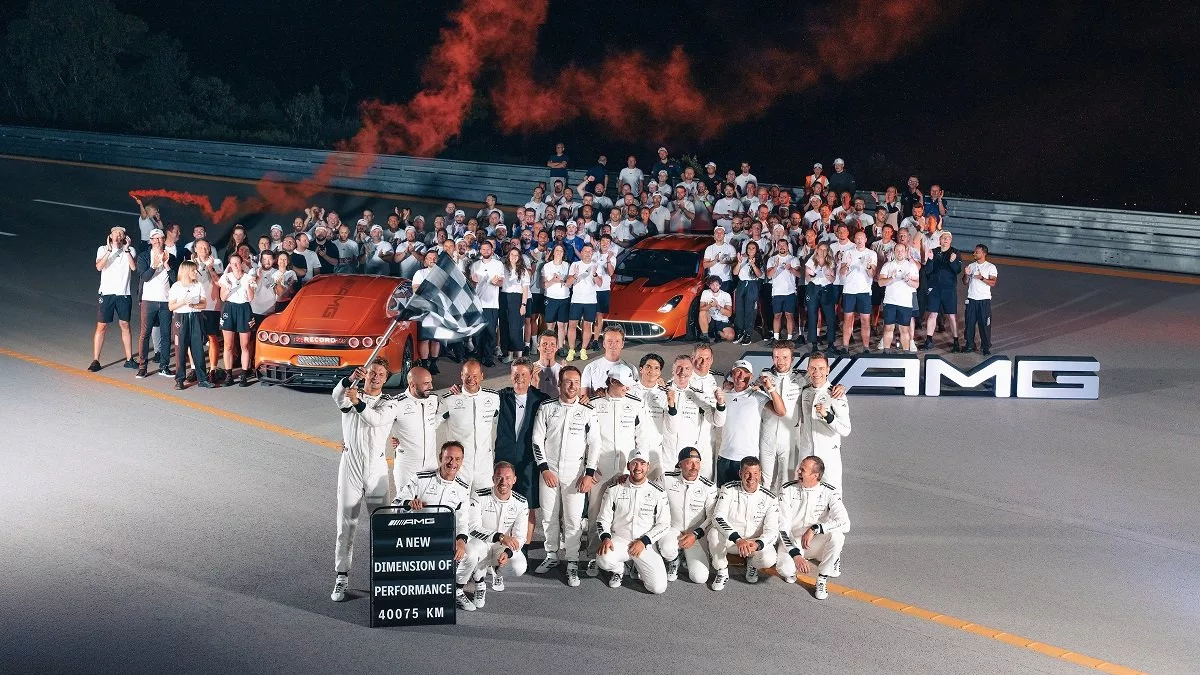 مرسدس AMG GT XX در ۷.۵ روز، دور دنیا را طی کرد
