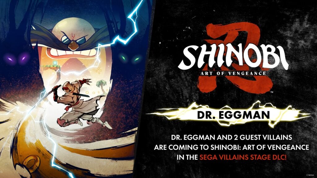شخصیت Dr. Eggman به عنوان DLC به SHINOBI: Art of Vengeance اضافه خواهد شد