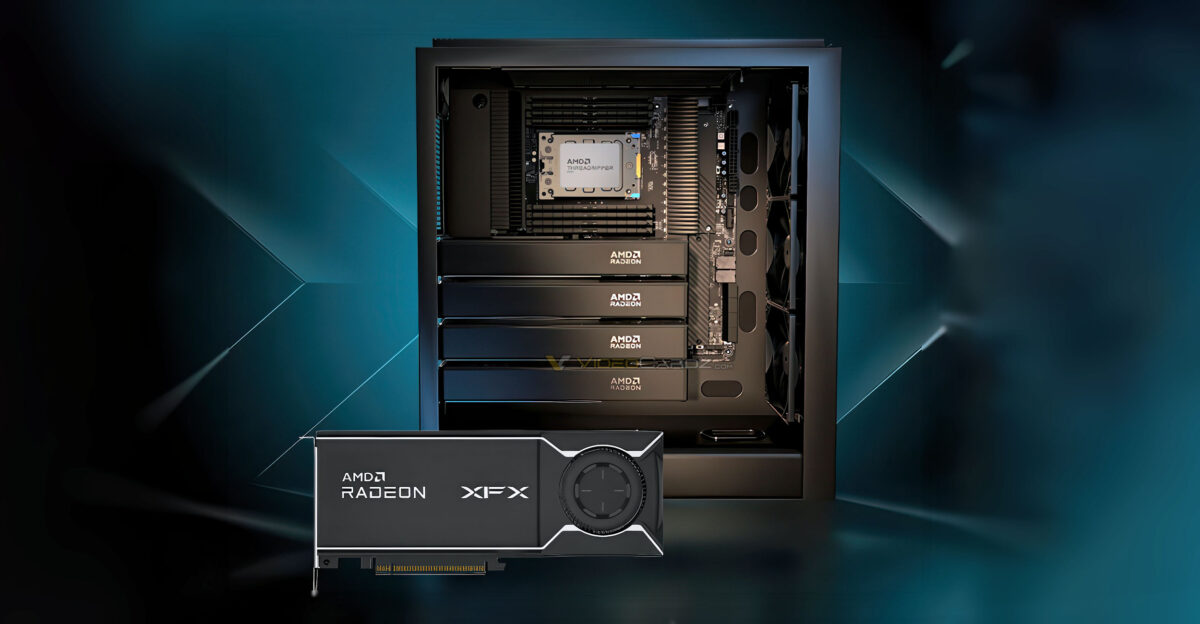 کارت گرافیک XFX AI PRO R9700 با طراحی مرجع AMD به بازار می‌آید