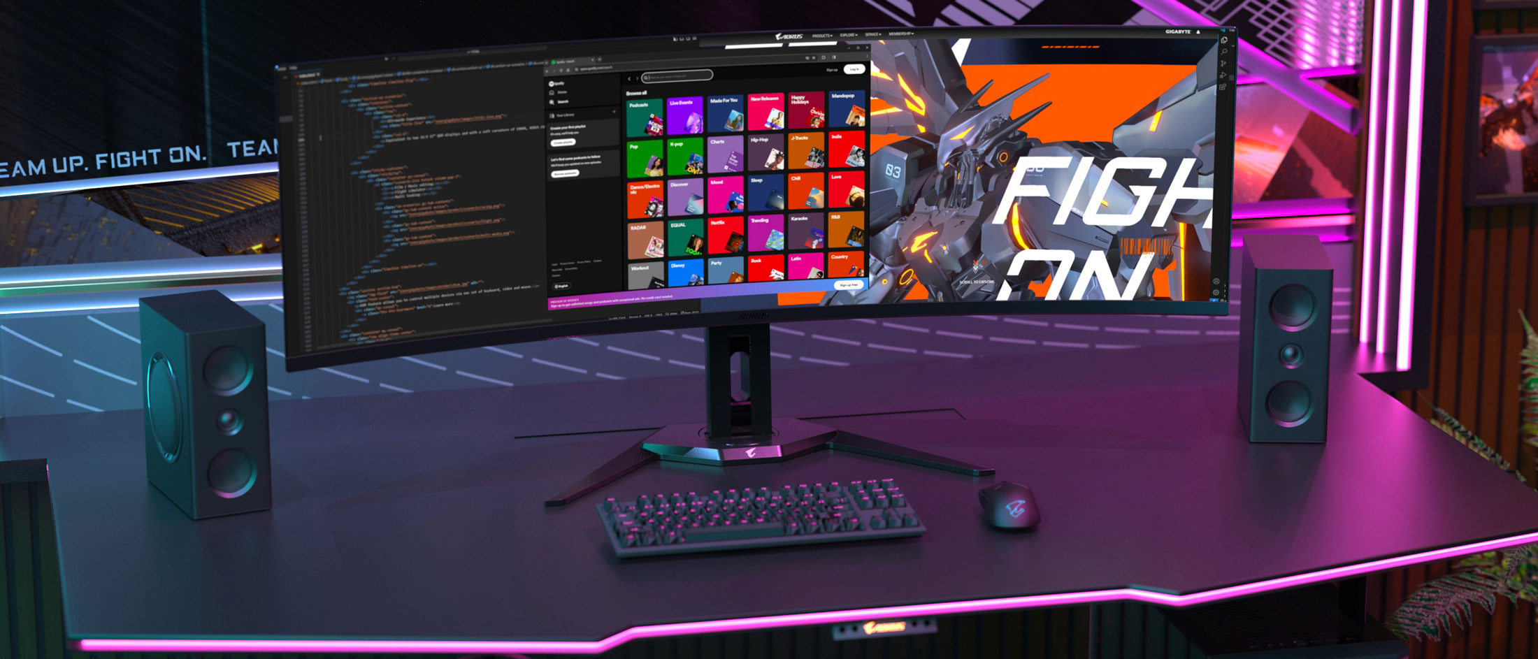 نگاهی به مانیتور گیمینگ AORUS CO49DQ: غوطهور شدن در دنیایی فوقعریض