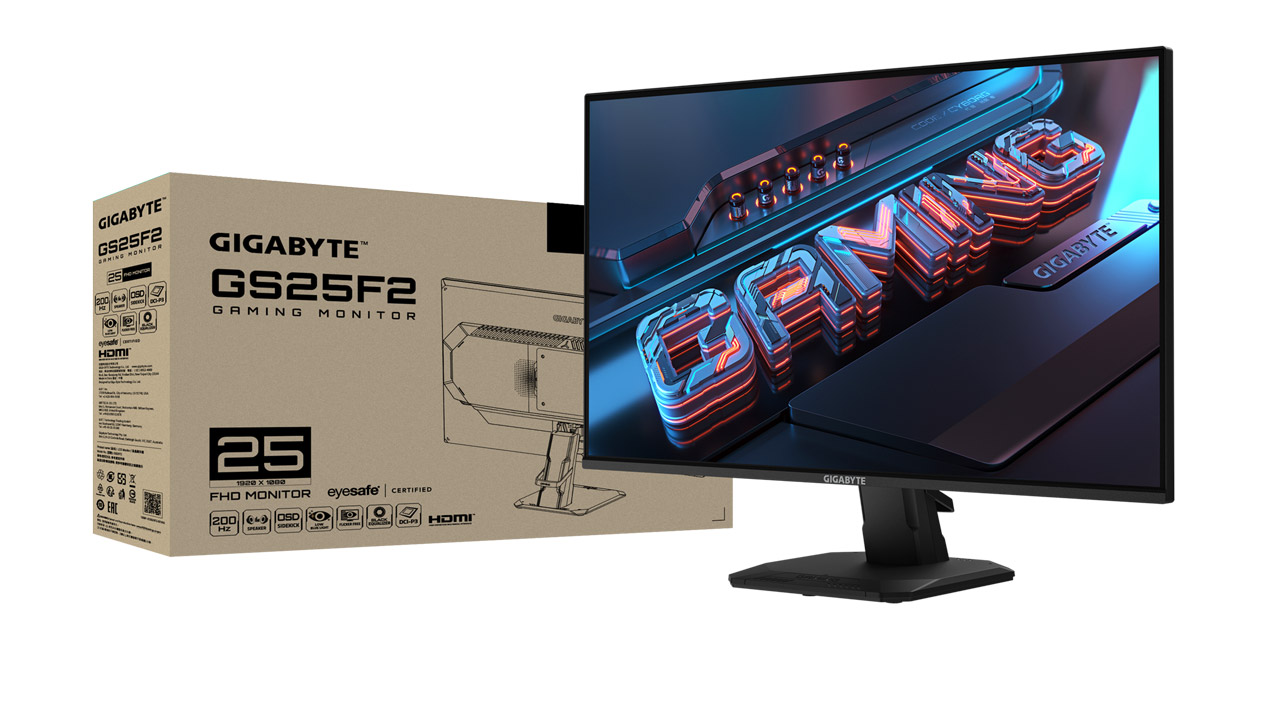 مانیتور گیمینگ GIGABYTE GS25F2: ارتقای تجربه بازی به سطحی حرفهای