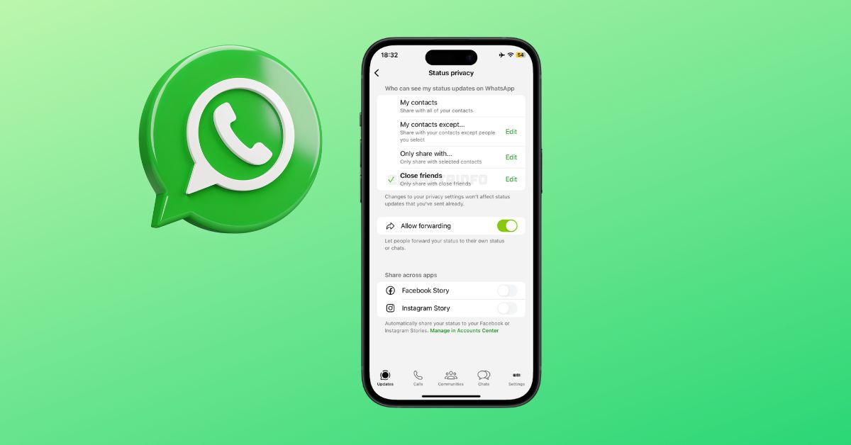 بخش استاتوس واتساپ به قابلیت کلوز فرندز مجهز میشود