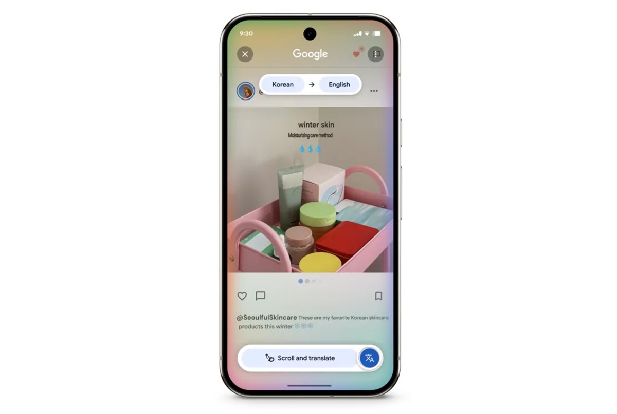قابلیت ترجمه پیوسته برای Circle to Search در اندروید معرفی شد