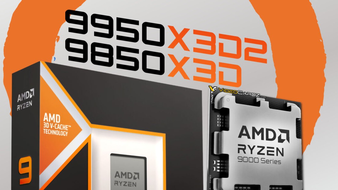 پردازندههای AMD 9850X3D و 9950X3D2 در رویداد CES 2026 عرضه میشوند