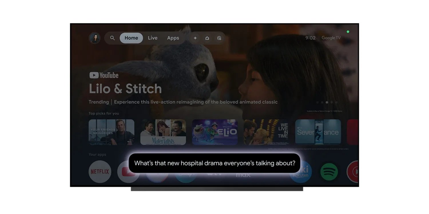 هوش مصنوعی جمینای پیش از عرضه عمومی در Google TV مشاهده شد