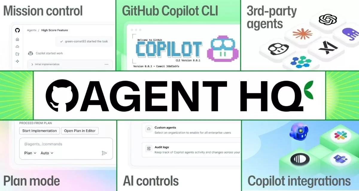 گیتهاب Agent HQ را معرفی کرد؛ دسترسی آسان به ایجنتهای کدنویسی