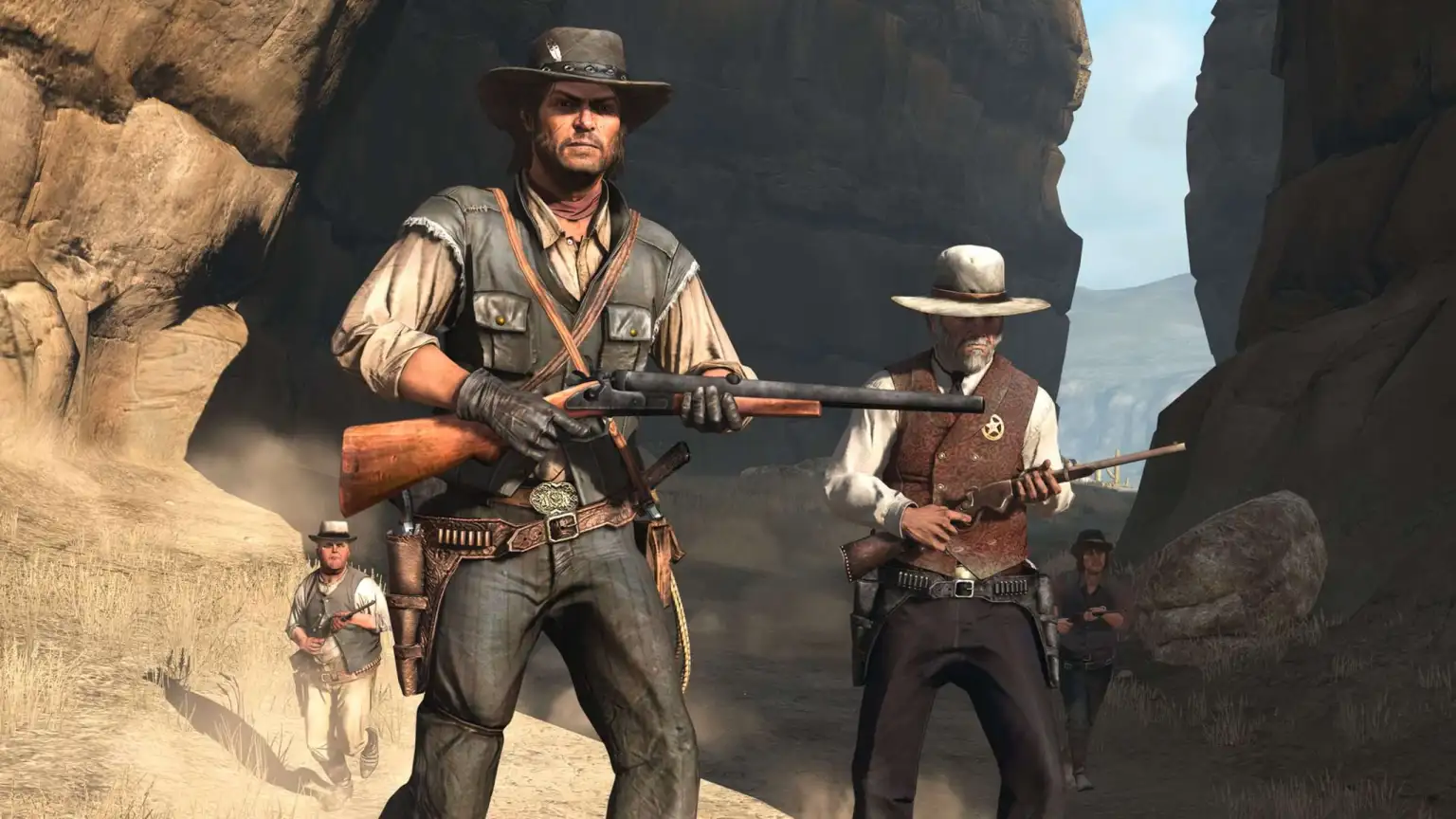 تصاویر جدیدی از نسخه اولیه بازی Red Dead Redemption فاش شد - گیمفا