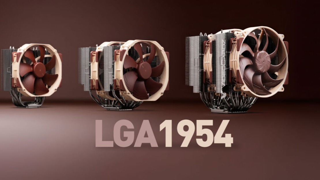تایید پشتیبانی خنککنندههای Noctua از سوکت LGA-1954 آینده اینتل