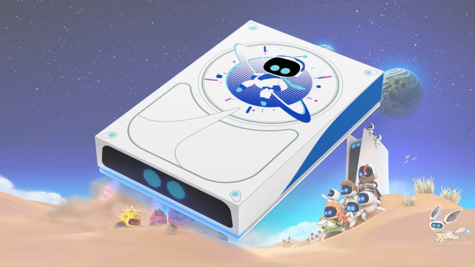 همکاری پلی استیشن و شرکت سختافزار Seagate؛ هارد اکسترنال با طرح Astro Bot - گیمفا