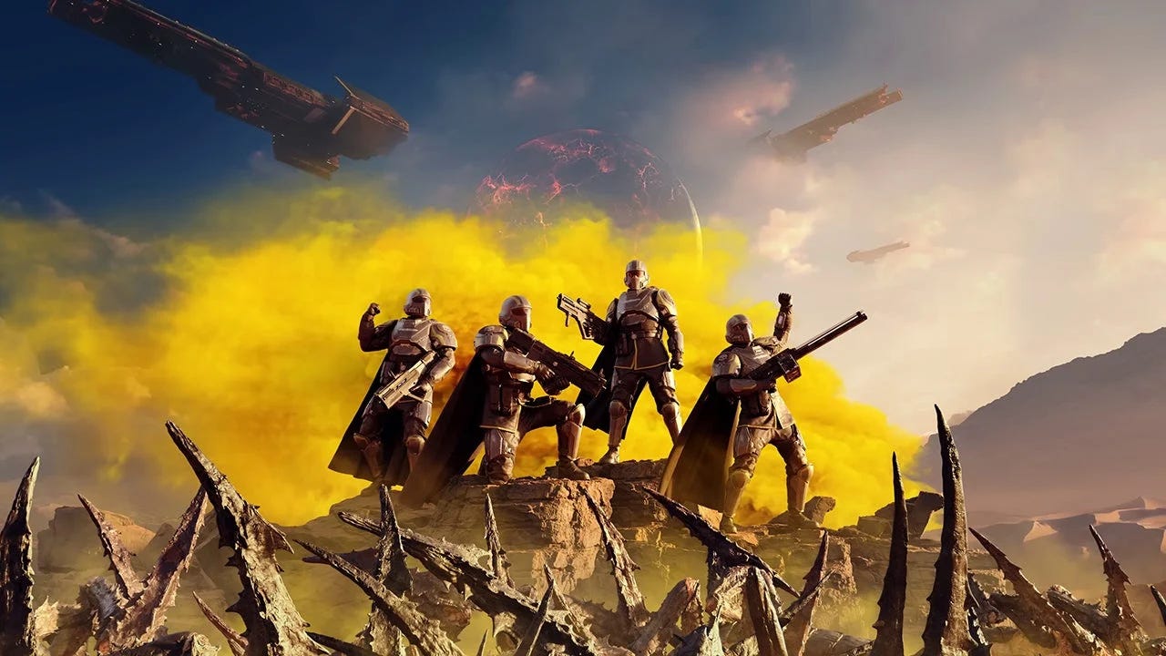 حجم فایل بازی Helldivers 2 روی PC تا ۸۵ درصد کاهش یافت - گیمفا