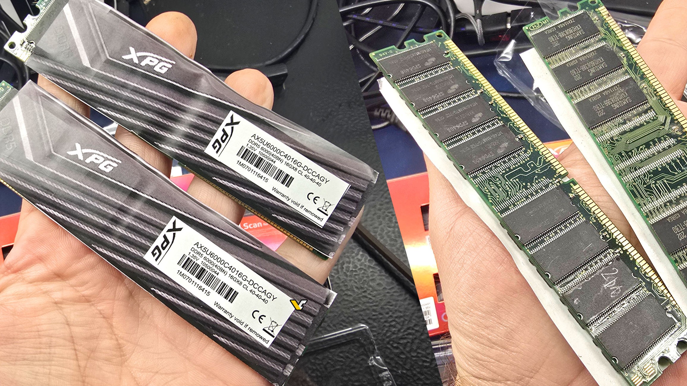 کلاهبرداری جدید؛ فروش کیت DDR5 که درون آن ماژولهای DDR2 قرار داشت