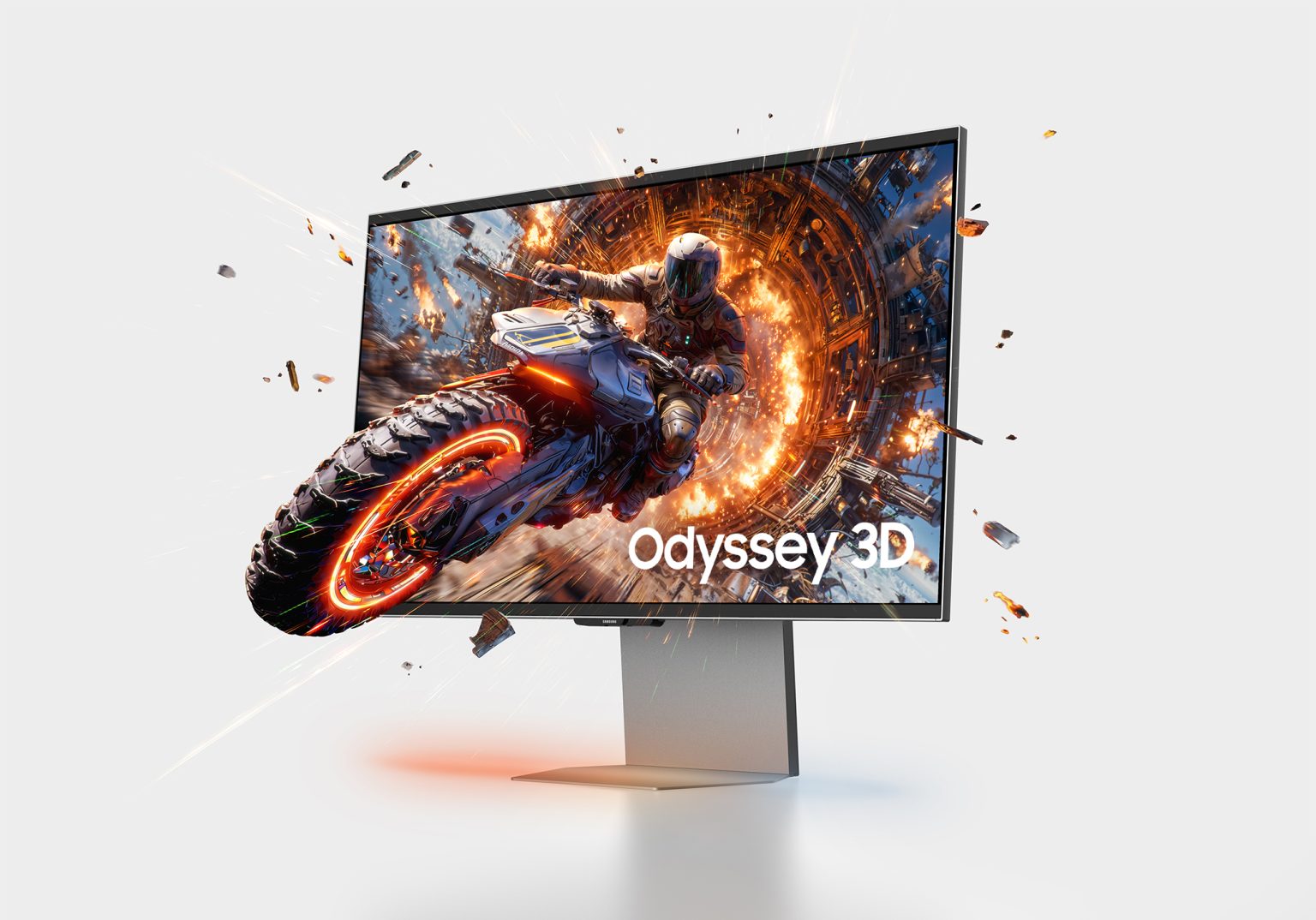 سامسونگ از مانیتورهای جدید خود پرده برداشت؛ مدل 3D 6K و ۱۰۴۰ هرتزی