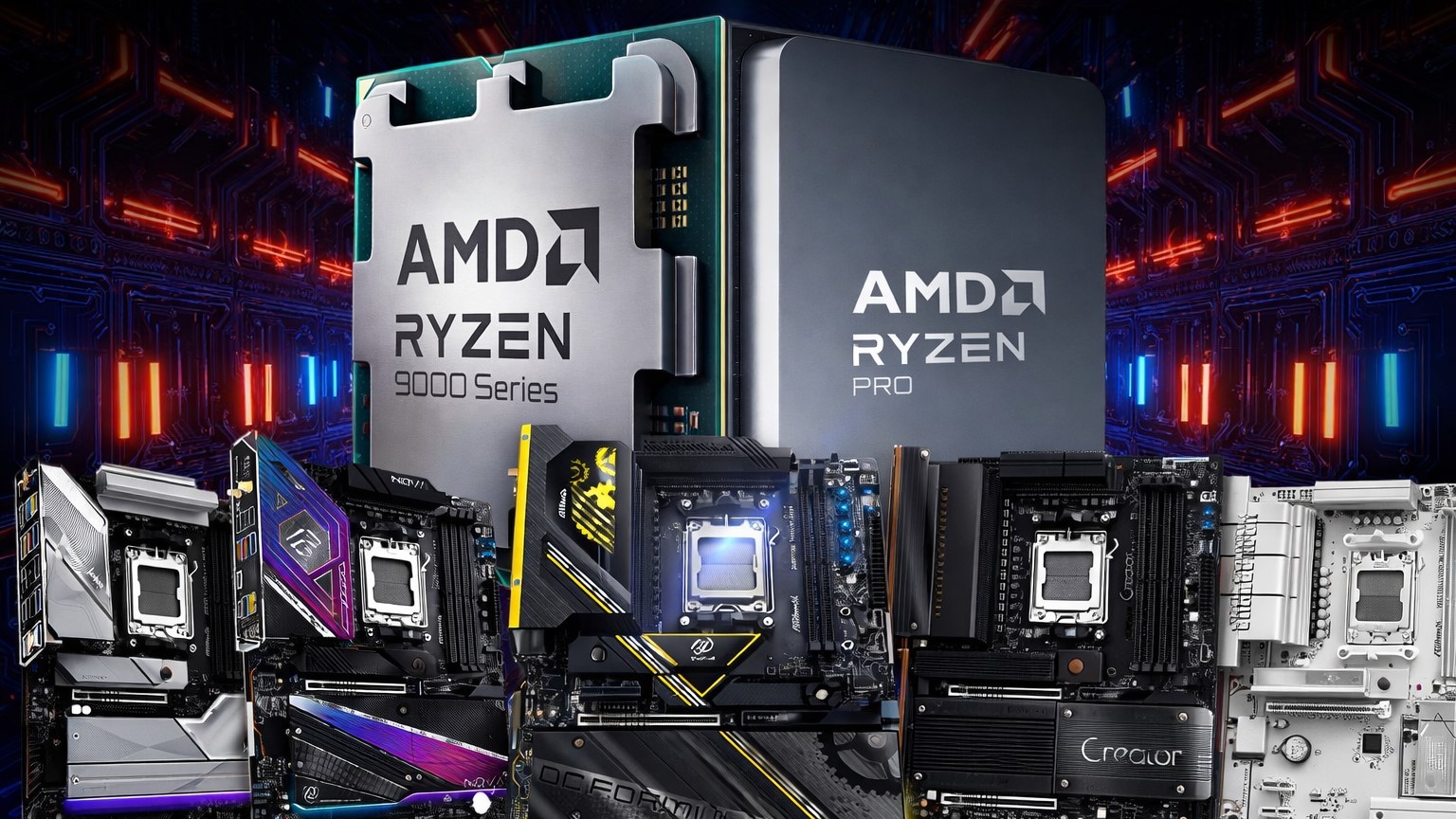 بیانیه رسمی ازراک درباره خرابی پردازندههای Ryzen 9000 روی مادربردهای AM5