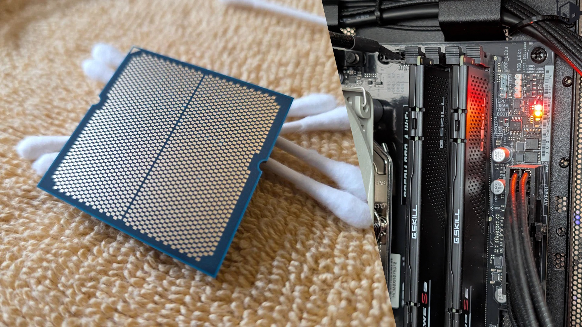 گزارشهای جدید از مرگ Ryzen 9600X روی مادربردهای ازراک پس از 9800X3D