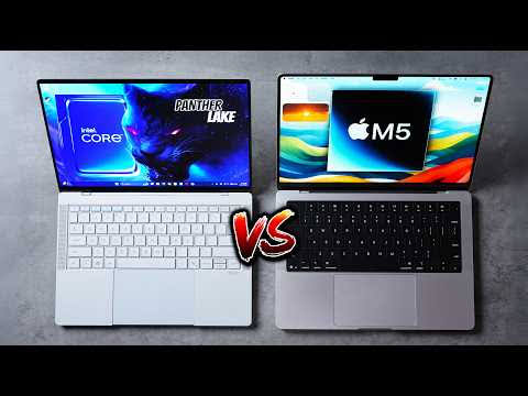 پردازندههای Panther Lake اینتل در تست باتری با تراشه M5 اپل برابری میکنند!