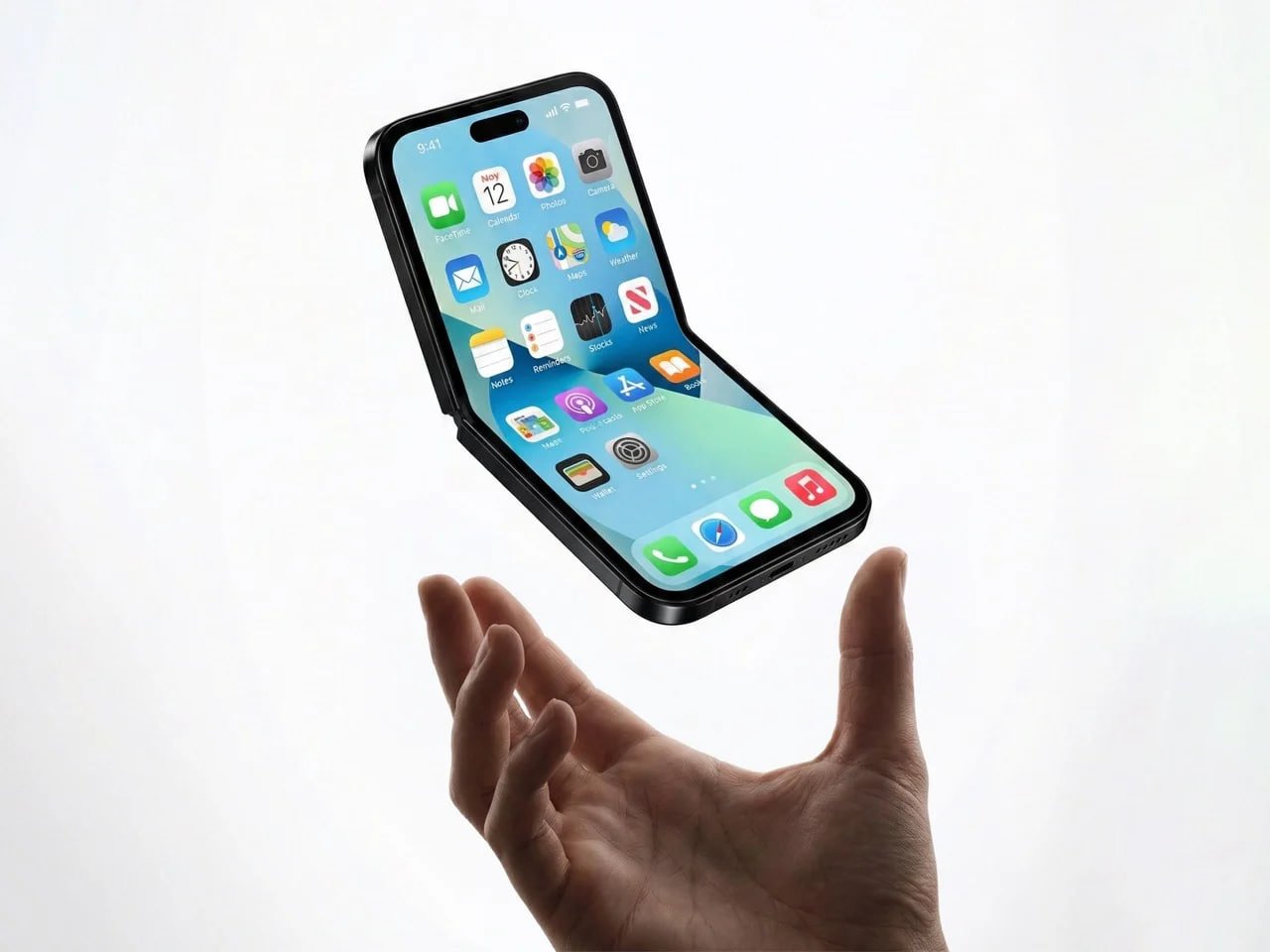 اپل آزمایش آیفون تاشو با طراحی فلیپ را آغاز کرد