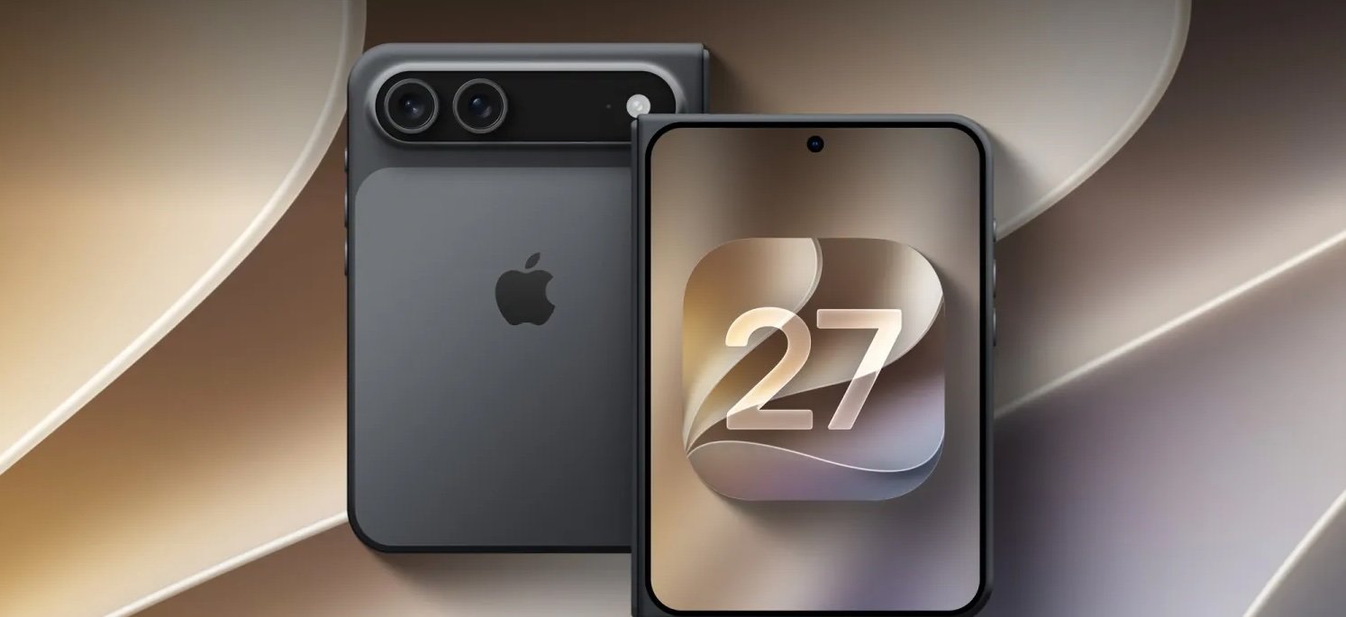 وجود آیفون تاشو در نسخه بتای iOS 27 فاش شد
