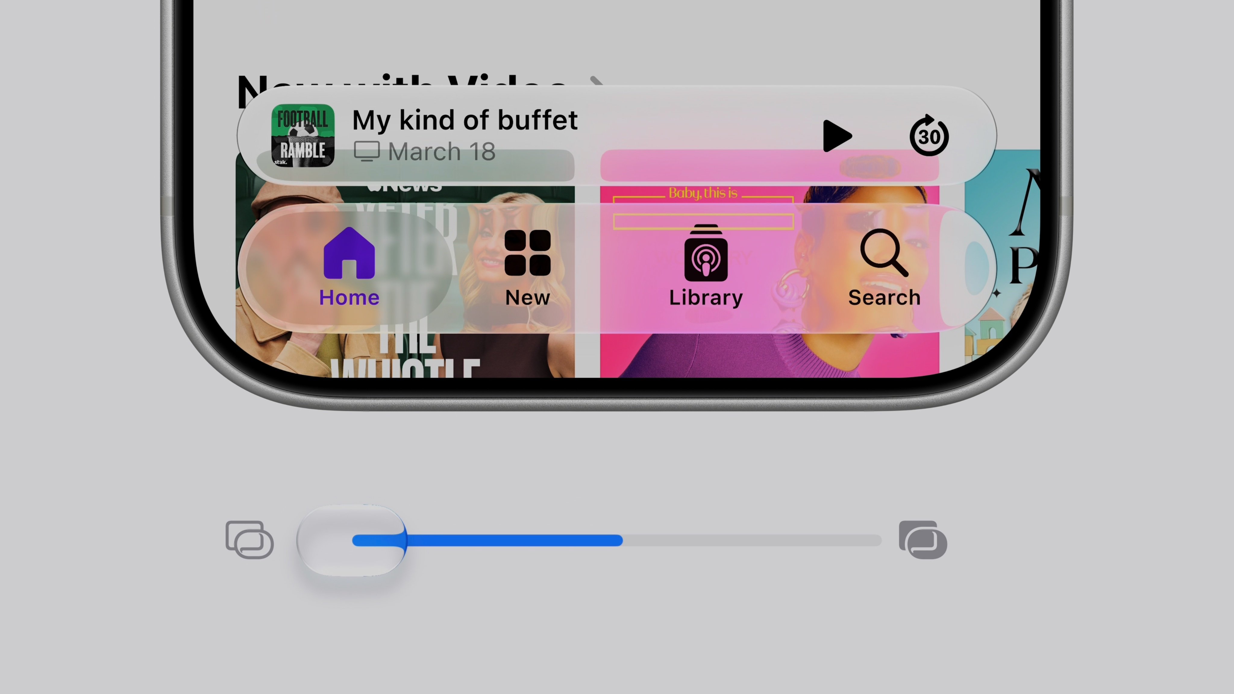 امکان تنظیم شفافیت طراحی Liquid Glass در iOS 27 فراهم شد