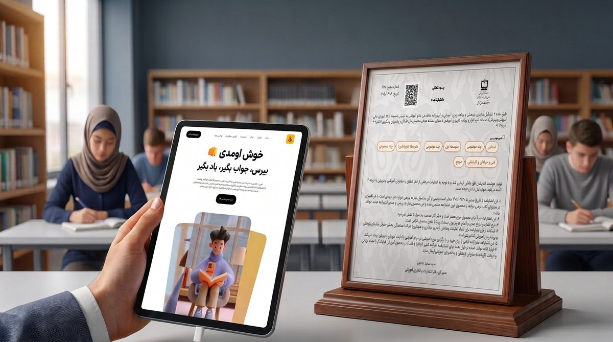 «اندرز» اعتبارنامه سازمان پژوهش و برنامهریزی آموزشی را دریافت کرد