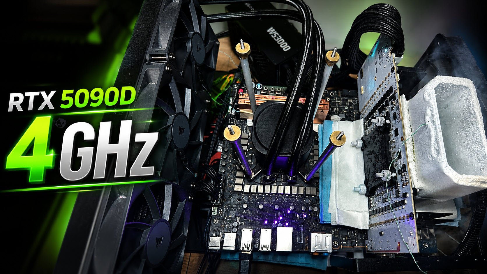 رکوردشکنی با بلکول؛ کارت گرافیک RTX 5090D انویدیا مرز فرکانس ۴ گیگاهرتز را در هم شکست!
