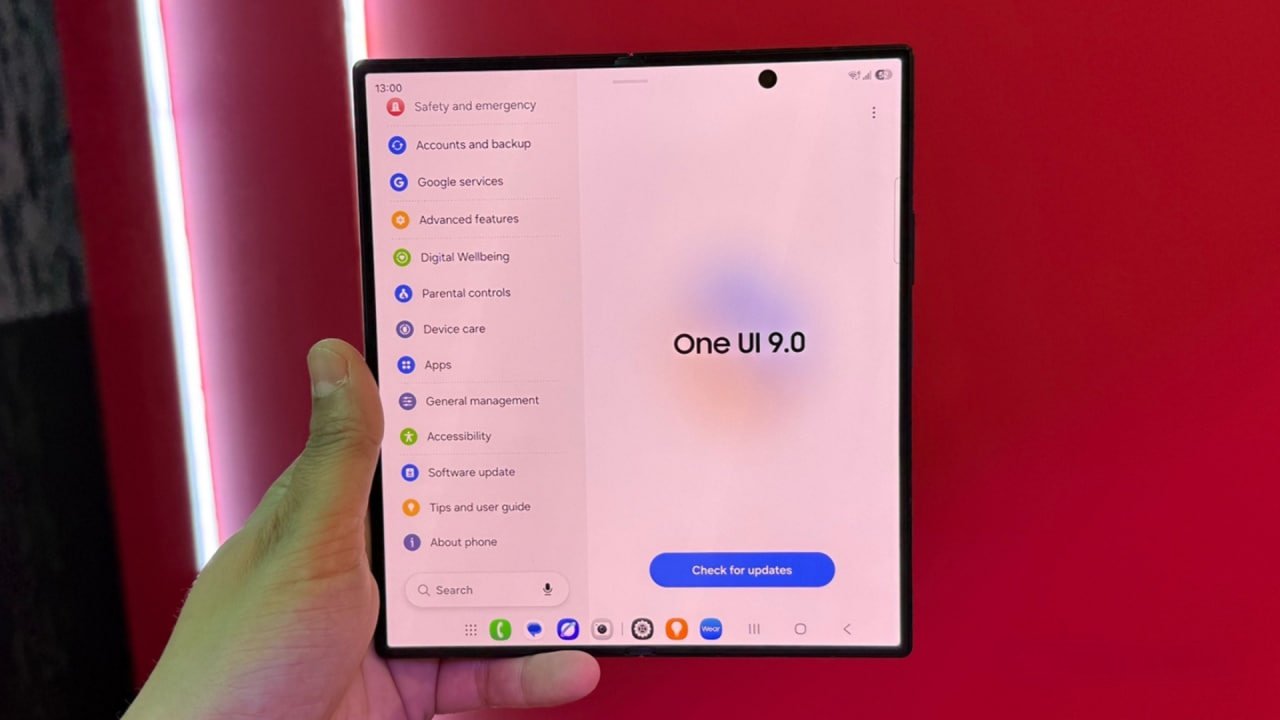 انتشار نسخه پایدار One UI 9 برای گوشیهای تاشو جدید سامسونگ