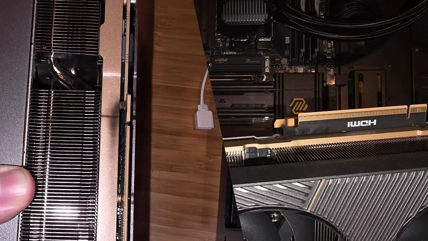 گرافیک ZOTAC RTX 5090 حین بازی با انتشار دود از کار افتاد