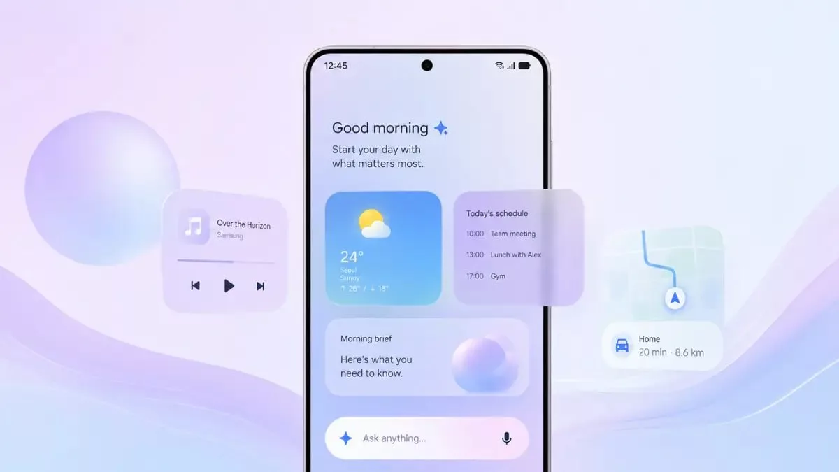 رونمایی از Fluid AI؛ سیستم طراحی آیندهنگرانه سامسونگ برای One UI