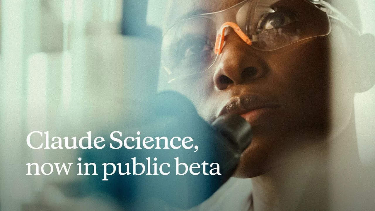 آنتروپیک از پلتفرم Claude Science برای محققان رونمایی کرد + ویدیو