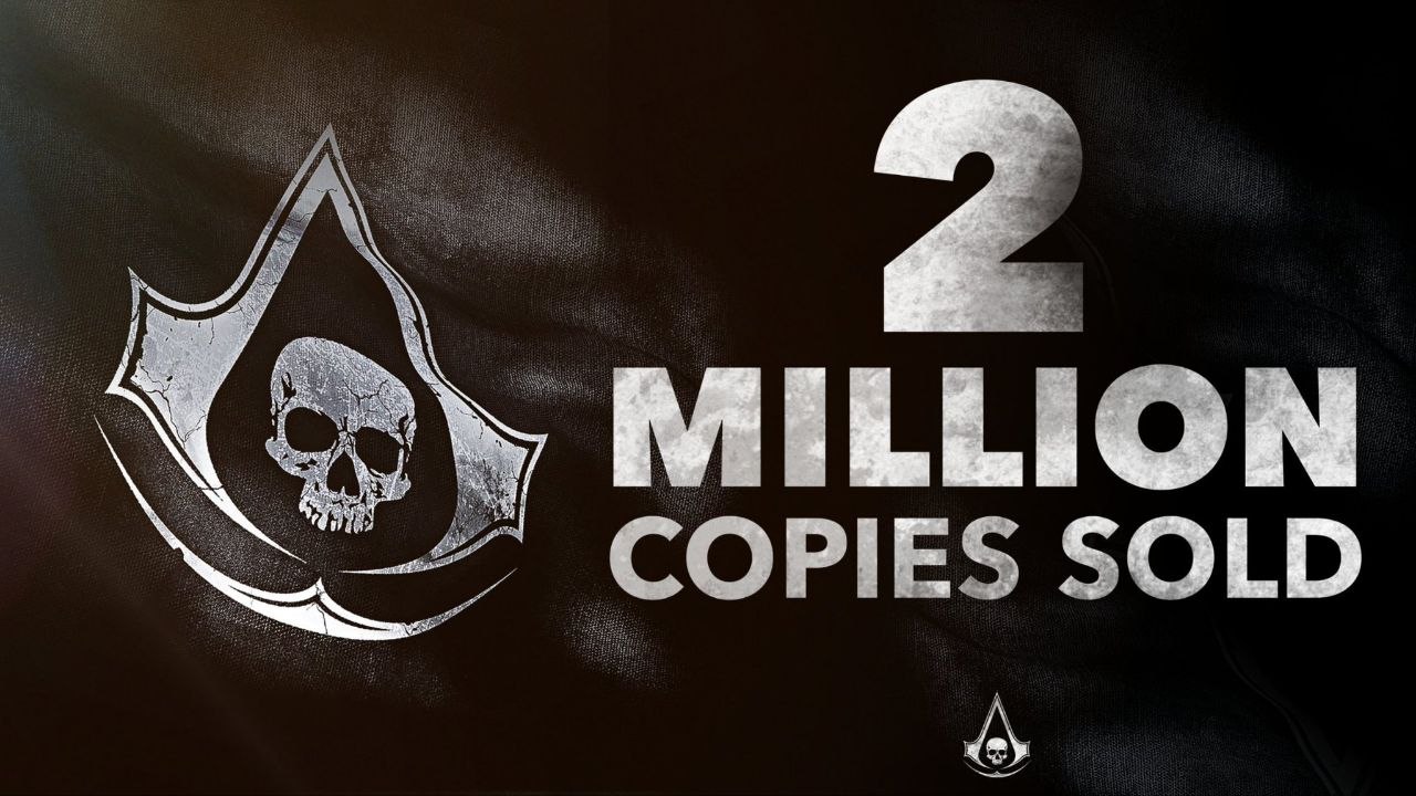 Skullcrest Logo with a Textured Emblem on the Left and Large Text Reading '2 Million Copies Sold' on a Dark Background