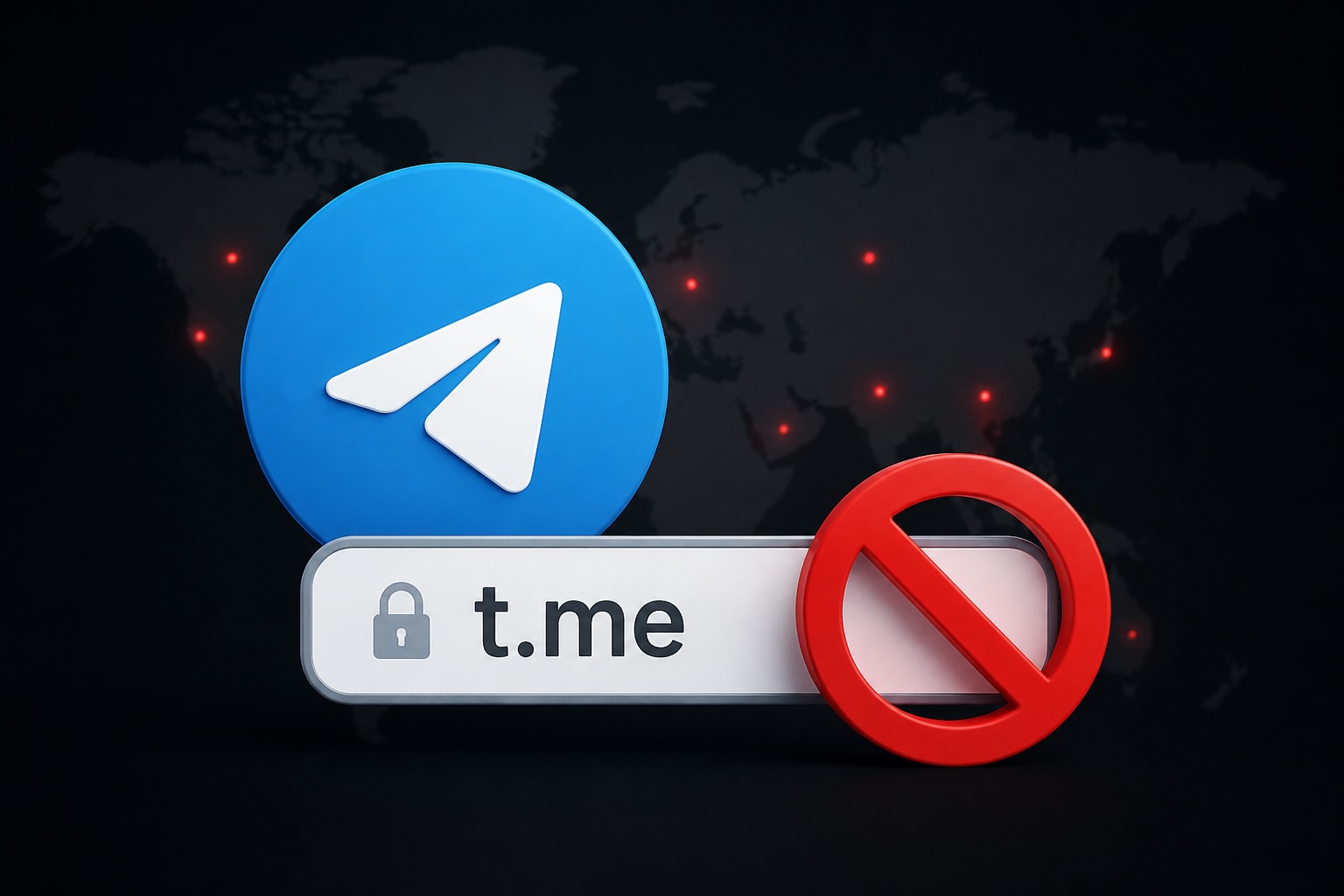 دامنه t.me تلگرام تعلیق شد؛ قطعی ناگهانی لینکها در سراسر جهان