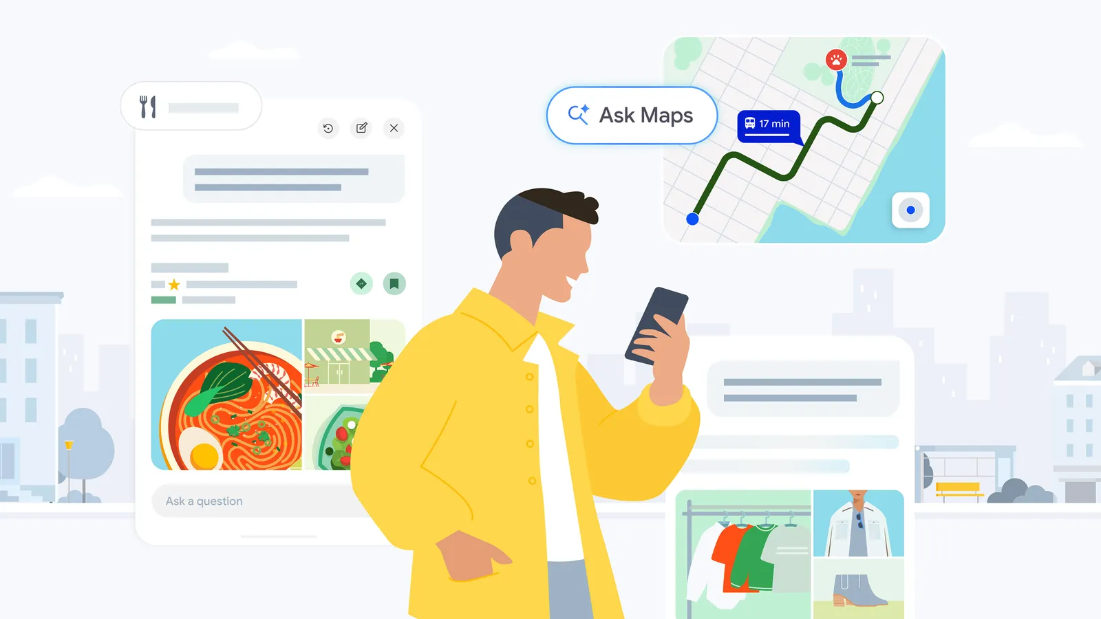 گوگل مپس به ایجنت هوش مصنوعی با قابلیت سفارش غذا مجهز شد