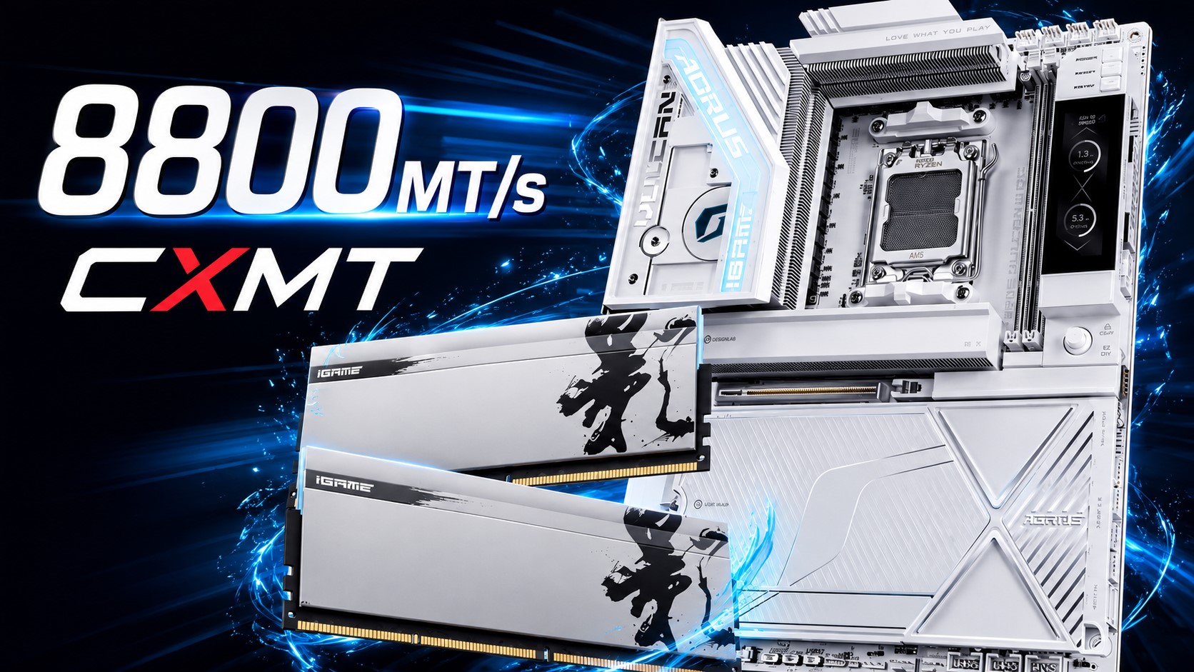 تراشه حافظه چینی CXMT در پلتفرم AM5 به سرعت 8800 MT/s رسید