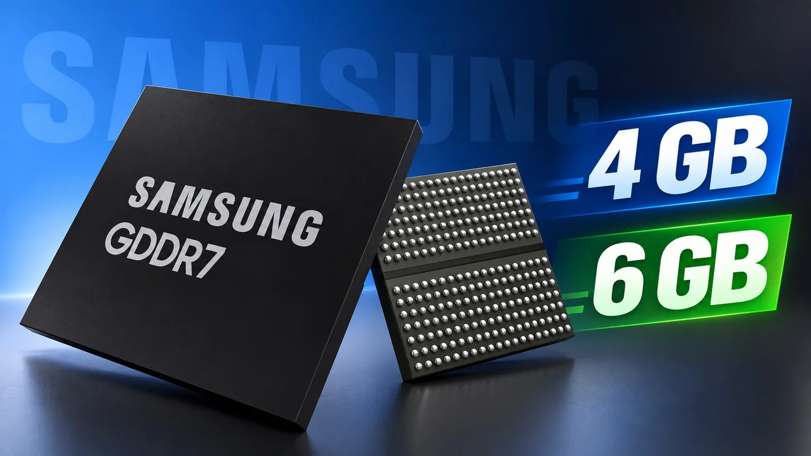 تراشههای حافظه ۴ و ۶ گیگابایتی GDDR7 احتمالاً طی دو سال آینده عرضه میشوند