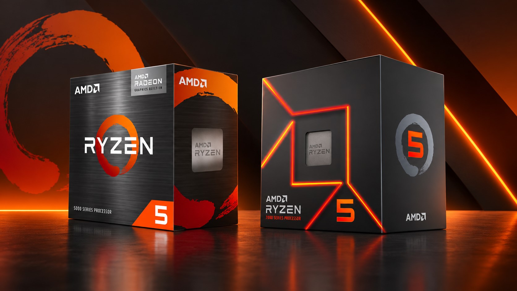 AMD پردازندههای Ryzen 5 7500 و Ryzen 5 5500F را به خانوادههای Zen 4 و Zen 3 اضافه کرد