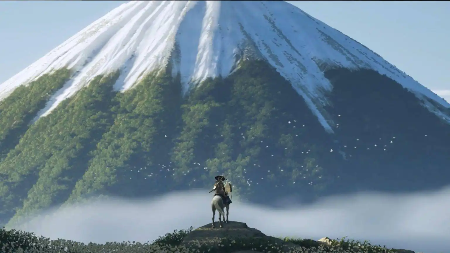 تریلر جدید بازی Ghost of Yotei اتمسفر آرامشبخش آن را در حالت واتانابه نمایش میدهد