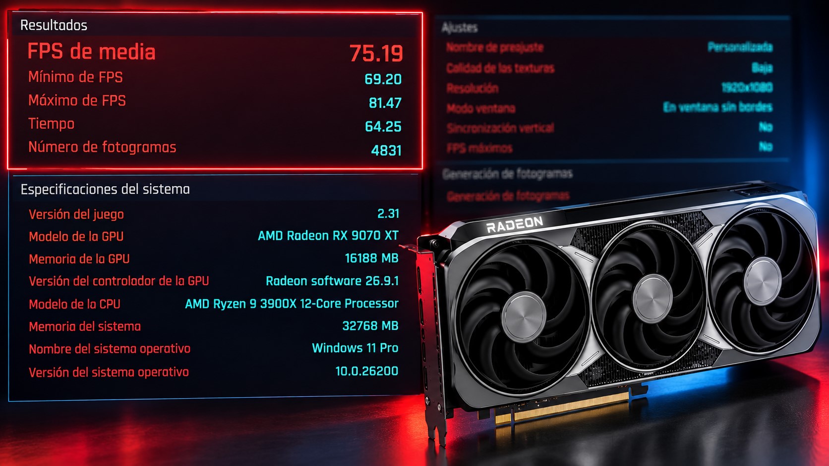 سایبرپانک ۲۰۷۷ روی Radeon RX 9070 XT با DLSS 5 به نرخ ۷۵ فریمبرثانیه رسید