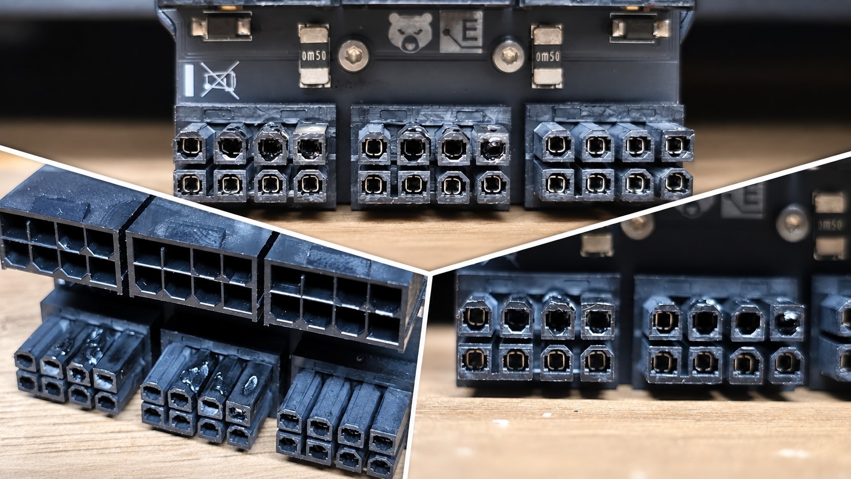 ذوب شدن کانکتورهای 8 پین کارت گرافیک AMD Radeon RX 7900 XTX