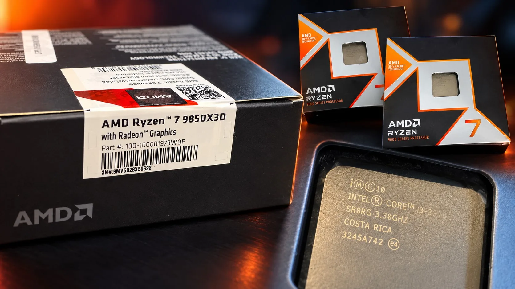 آمازون دو بار بهجای Ryzen 7 9850X3D پردازنده Core i3 برای کاربر ارسال کرد