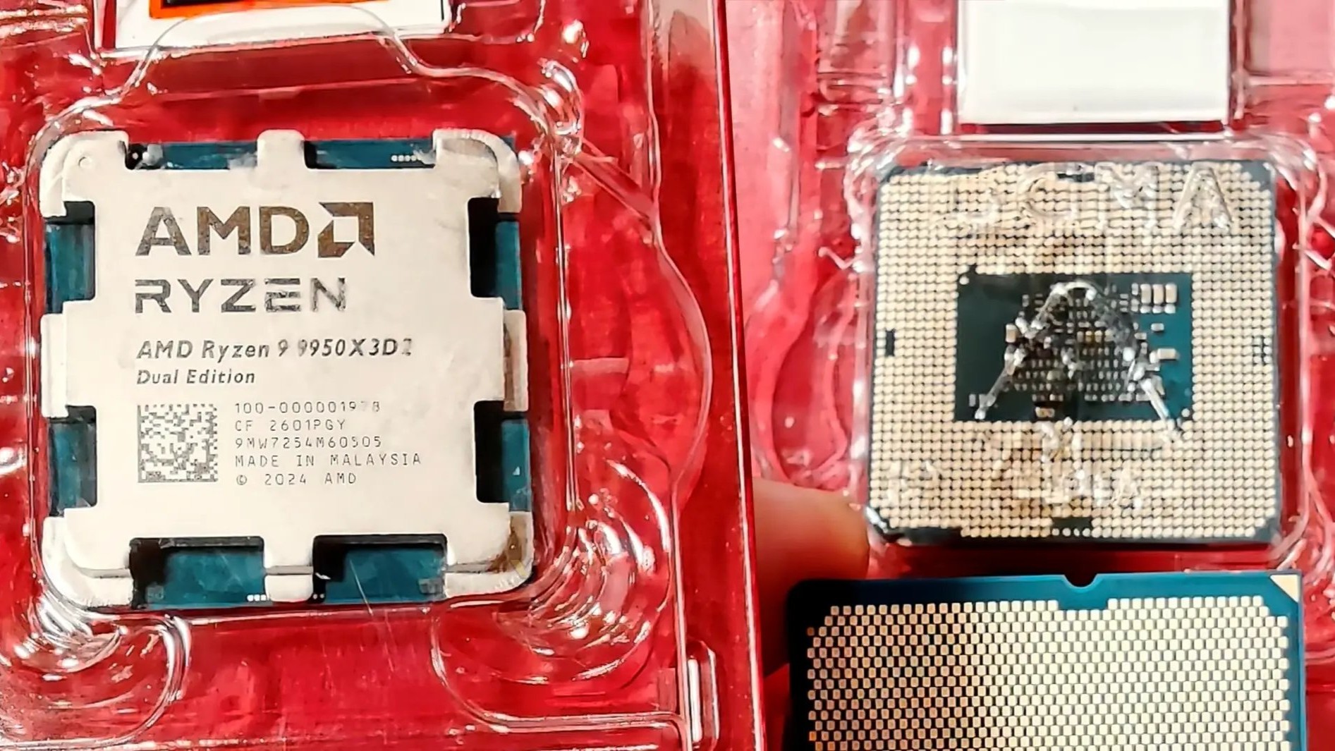 کلاهبرداری عجیب در آمازون؛ خریدار به جای Ryzen 9 9950X3D2 یک پردازنده اینتل دریافت کرد