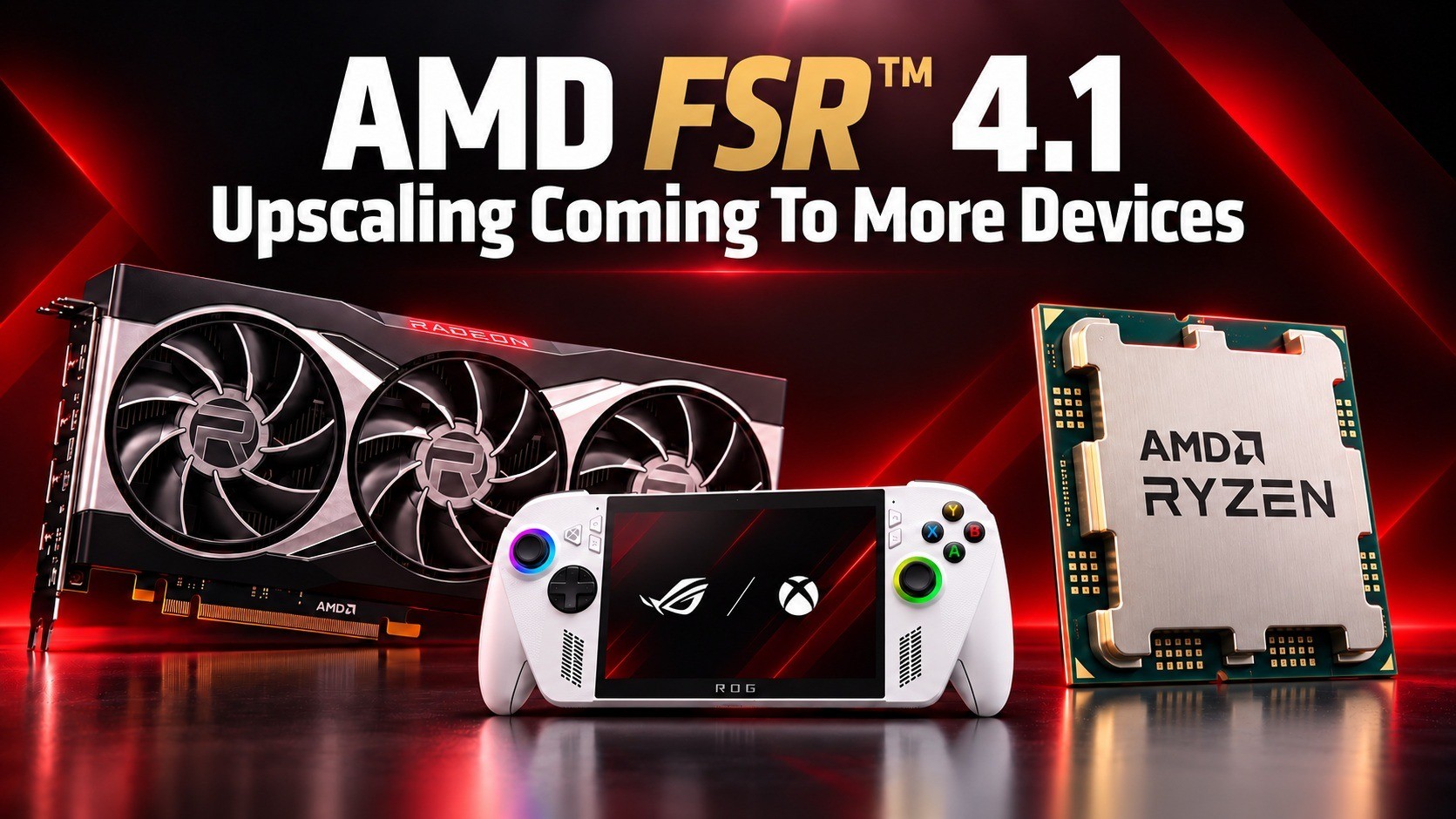 فناوری FSR 4.1 شرکت AMD برای کارتهای گرافیک سری Radeon RX 6000 عرضه شد