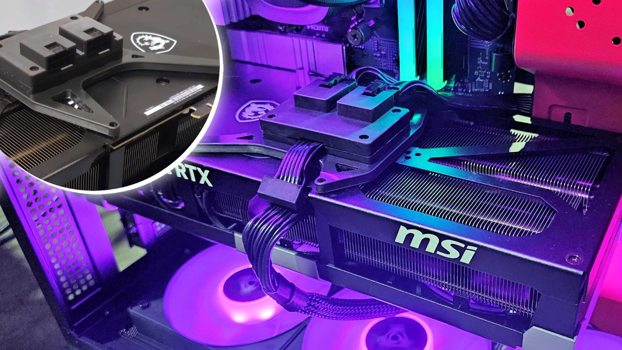 ماد RTX 5090 با اضافه کردن 2 کانکتور برق 8 پین بار روی 12VHPWR را کاهش میدهد